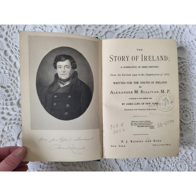 1901 the Story of Ireland for Young & Old by Am Sullivan For Sale - Image 4 of 12