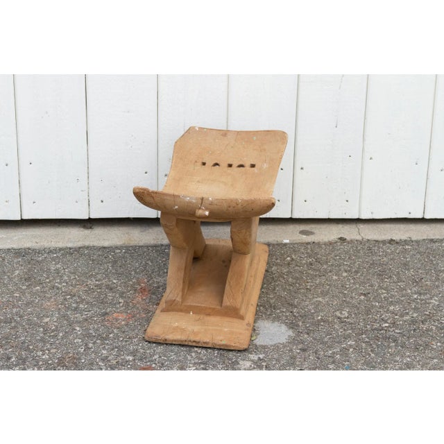 "X" Stretcher Rustic African Ashanti Stool For Sale In Los Angeles - Image 6 of 9