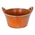 Orange English 19th Century Glazed Terracotta Bowl c. 1880 For Sale - Image 8 of 9