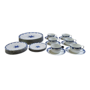 Saint Cloud by Ceralene Limoges China - 28 Piece Set