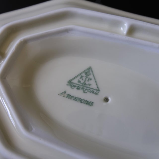 Astrid Anemona Serving Plate, 1930s For Sale - Image 3 of 4
