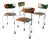 Broadway Chairs by Gaetano Pesce for Bernini, 1980s, Set of 4 For Sale