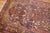 Brick Red Early 20th Century Botanical Persian Pictorial Rug - 5'6" x 8'2" For Sale - Image 8 of 18