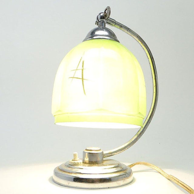 1950s Mid-Century Bedside Lamp from Polam, 1950s For Sale - Image 5 of 8