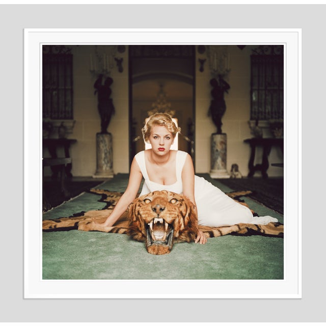 Modern Beauty and the Beast 1959 by Slim Aarons Framed C Print For Sale - Image 3 of 3