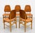Set of 5 - Mid Century Modern Scandinavian Dining Chairs | Diamond Stitched Upholstery, C. 1960's For Sale - Image 14 of 14