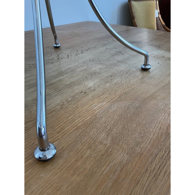 Mid 20th Century Modern Atomic "Lotus" Coat Rack in Chrome and Teak For Sale - Image 13 of 13