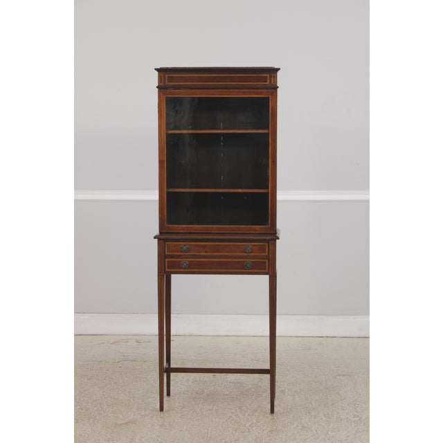 Age: Approx. 80 Years Old Details: 3 pieces Hand Dovetailed Drawer Construction High Quality Construction Nice Inlay Work...
