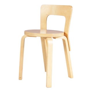 Pine Model 65 Chair from Alvar Aalto, 1950s For Sale