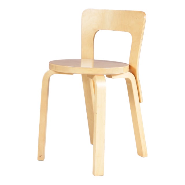 Pine Model 65 Chair from Alvar Aalto, 1950s For Sale