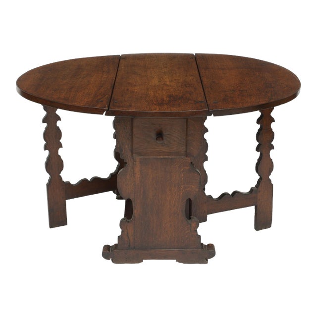 17th Century Flemish Gate Leg Table For Sale