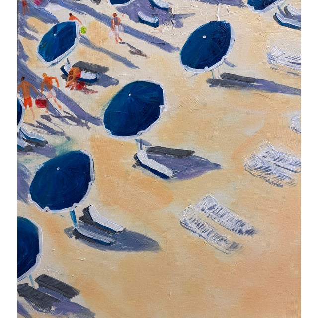 "Florida Beach Activities" Acrylic on Canvas by Joe Davis For Sale - Image 11 of 13