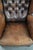 Large Chesterfield English-Style Chair in Sheepskin Leather For Sale - Image 6 of 16