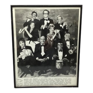 “Friends of Mancini” Signed Photograph by Dudley Moore Tribute to Henry Mancini 1987 For Sale