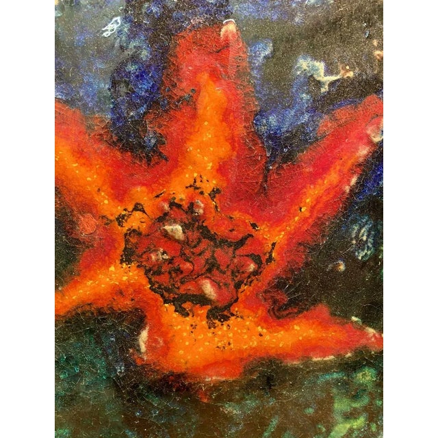 Mid-Century No. 7182 Ceramic Wall Plate from Karlsruher Majolika For Sale - Image 10 of 10