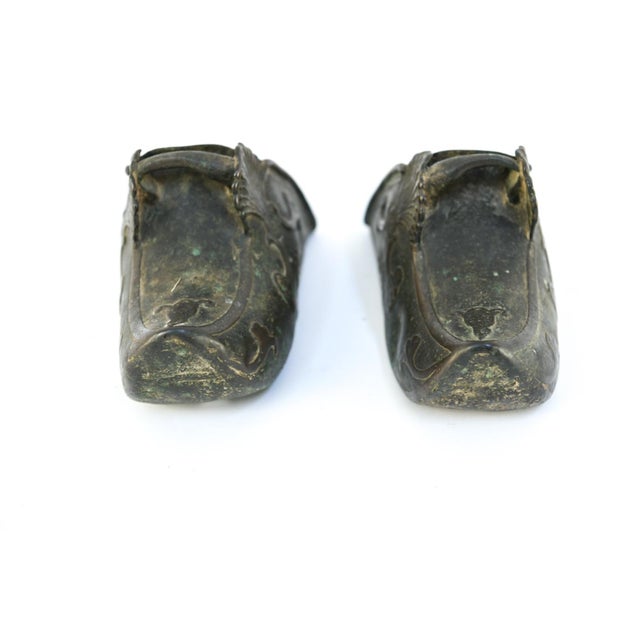 19th Century Antique Bronze Spanish Colonial Slipper-Style Stirrups—A Pair For Sale - Image 5 of 8