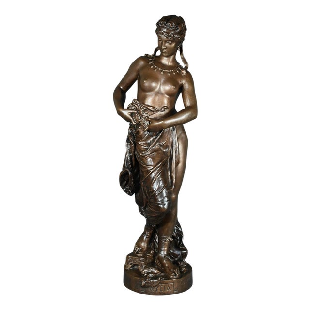 Le Bourg Figurine in Bronze by Ch. Le Bourg, 1800s For Sale