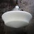 French White Semi-Matt Opaline Glass Pendant Lamp For Sale - Image 6 of 7