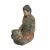 This is a Chinese decorative wooden Sitting Buddha Gautama Amitabha Shakyamumi statue. It is finished with a vintage...