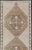 Measures: 4'0 x 13'2 Vintage Turkish Oushak Wool Runner Rug in Warm Beige and Taupe 4'0 x 13'2. Keivan Woven Arts / Rug...
