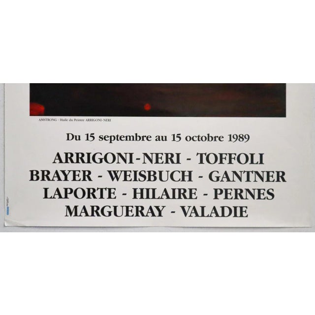 Modern 1989 French Exhibition Poster, Hospices De Beaune, Peintures - Lithographies, Arrigoni-Neri & Multiple Artists (Image of Louis Armstrong) For Sale - Image 3 of 4