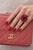 Art Deco Bochic “Capri” Vintage Natural Ruby & Diamond Retro Ring Set In 18K Gold & Silve For Sale - Image 3 of 12