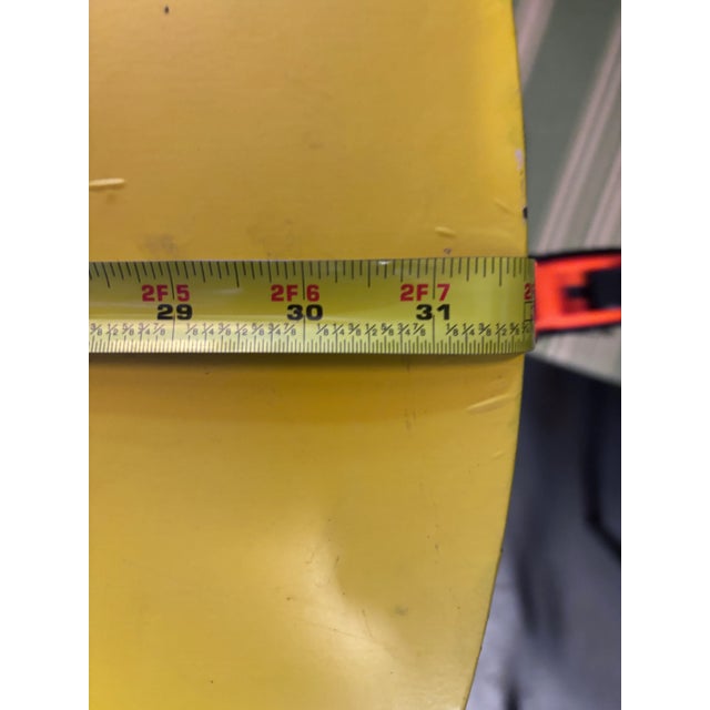 Wood Eames Style Vintage Eiffel Tower Iron Base and Table For Sale - Image 7 of 11