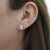 3 Carat Emerald Cut Lab Grown Diamond Stud Earrings - 2 Pieces For Sale - Image 4 of 6