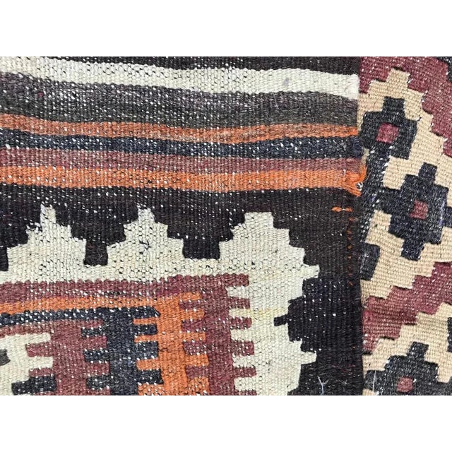 Vintage Wool Ghashghaei Kilim, 1950s For Sale - Image 16 of 17