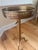 Modern Style Telescopic Brass End Table For Sale - Image 10 of 10