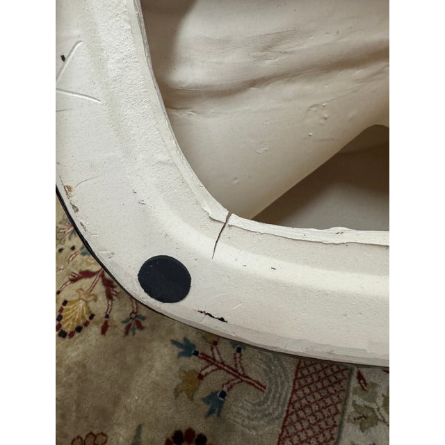 Ceramic Made Goods Duffy Stool, Metallic Charcoal For Sale - Image 7 of 12