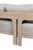 Wood Paradiso Teak Wood Sofa Natural Look - Gray Fabric For Sale - Image 7 of 11