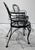 Woodard Furniture Tete-A-Tete Wrought Iron Outdoor Chantilly Rose Tete a Tete Chair Bench Loveseat For Sale - Image 9 of 11