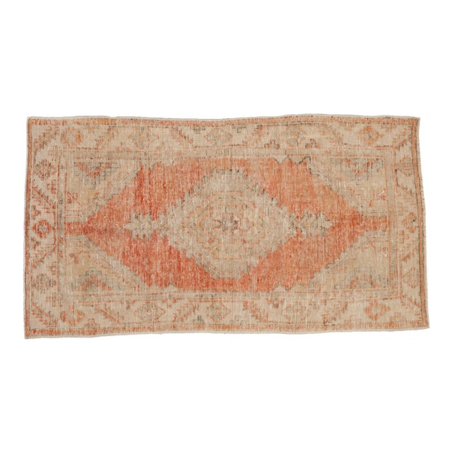 Vintage Distressed Oushak Rug - 2'6" x 4'6" For Sale