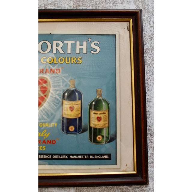 Duckworths Essences & Colours Advertising Poster from Duckworths & Co, 1950s For Sale - Image 3 of 5