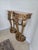 French Pair of French Louis 16th Style Giltwood Rouge Marble Top Corner Tables - A Pair For Sale - Image 3 of 14
