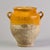 1910s Early 20th Century French Mustard Glazed Confit Jar With Handles For Sale - Image 5 of 10