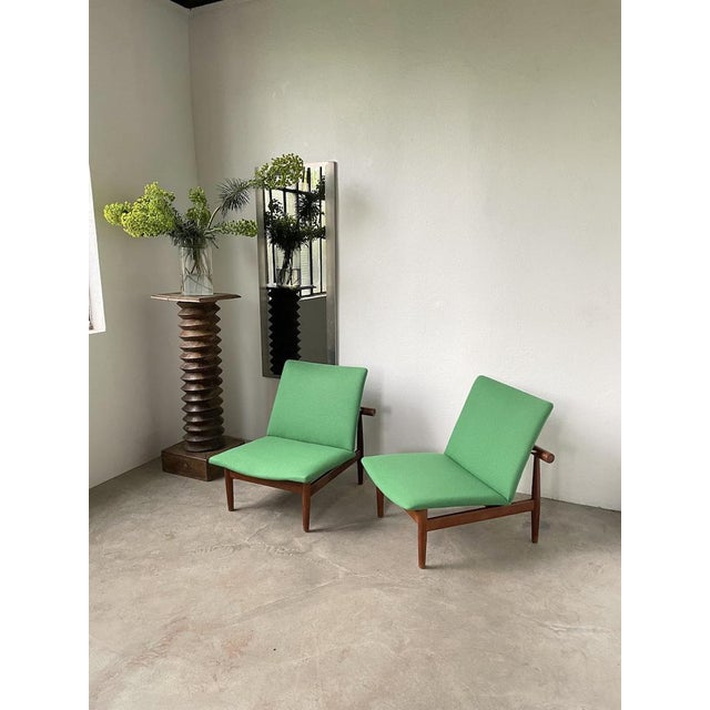 Set of Armchair Model Japan by Finn Juhl for France & Søn / France & Daverkosen, 1950s For Sale - Image 3 of 18
