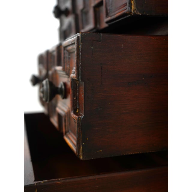 1990s Continental Style 4 Drawer Occasional Chest For Sale - Image 5 of 17