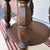 Wood Antique Quartersawn Oak Round Tabouret Table With Glass Ball & Claw Feet For Sale - Image 7 of 18
