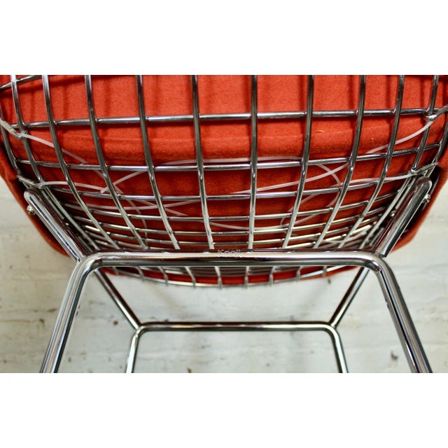 Metal Mid 20th Century Set of Three Knoll Stools Designed by Harry Bertoia For Sale - Image 7 of 18