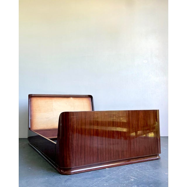 Vintage Ralph Lauren “Metropolis” Queen Sleigh Unfinished Bed For Sale - Image 9 of 12