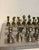 Steel and Brass Chess Set from Italfama, 1970, Set of 33 For Sale - Image 4 of 9