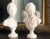 Sculptures depicting Louise and Alexandre Brongniart, children of the French architect Alexandre Théodore Brongniart. They...