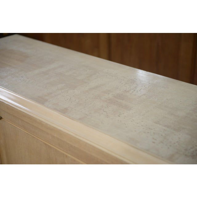 Wood Modernist Art Deco Buffet by Pechon Mof 1941 for the Decorator Pebreuil, 1940s For Sale - Image 7 of 16
