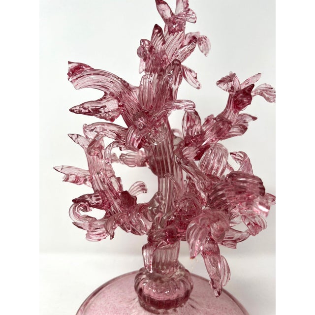 Traditional Antique Murano Glass Tree For Sale - Image 3 of 6