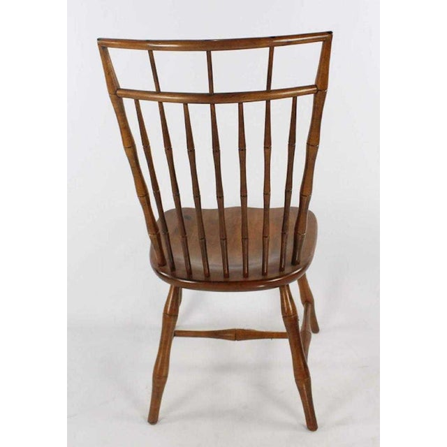 1980s Vintage Ethan Allen Birdcage Maple Dining Chairs Set of 6