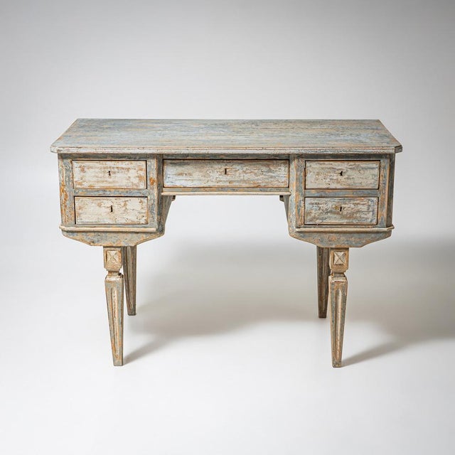 Wood Painted Desk, 19th Century For Sale - Image 7 of 7