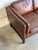 Brown Damgaardens Møbler Brown Leather Loveseat Danish Mid-Century Modern 1970s For Sale - Image 8 of 13