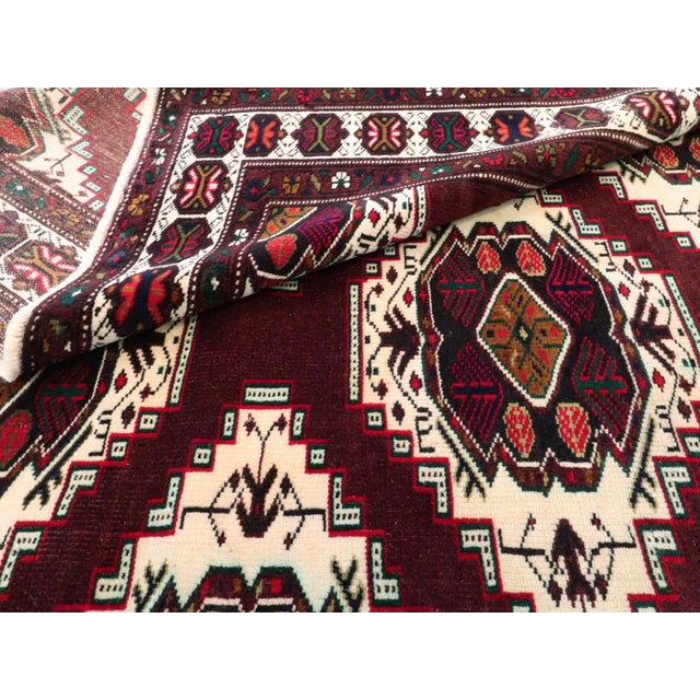 Galerie Shabab Collection Mid-20th Century Central Asian Turkoman Carpet For Sale - Image 10 of 10